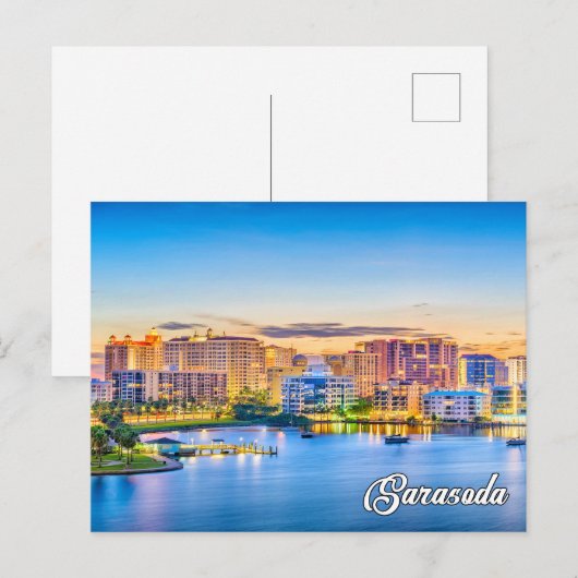 Sarasoda, Florida, Verenigde Staten Briefkaart (Voorkant / Achterkant)