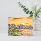 Sarasoda, Sunny Florida, Verenigde Staten Briefkaart (Staand voorkant)