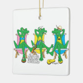 Sarasota Beach Keramisch Ornament (Links)