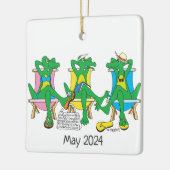 Sarasota Beach Keramische Versiering Keramisch Ornament (Links)