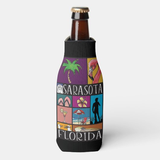 Sarasota Can en Bottle Cooler (Fles Voorkant)