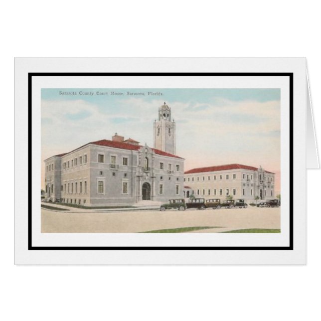 Sarasota County Courthouse (Voorkant Horizontaal)