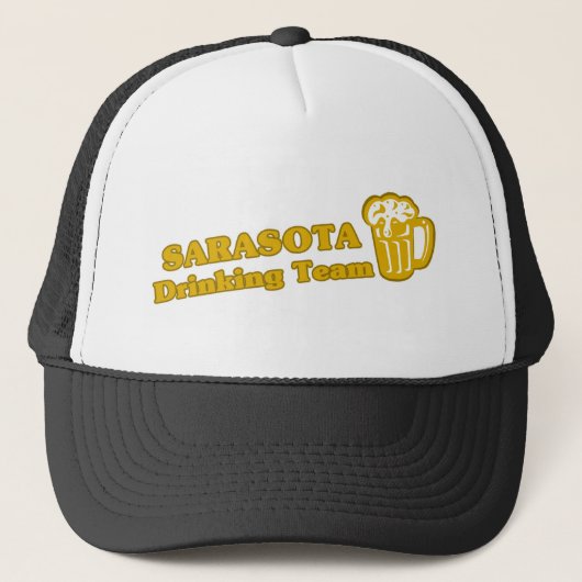Sarasota Drink T-shirts voor Team Trucker Pet (Voorkant)