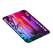  Sarasota, FL Beach Sunset - Golf van Mexico Magneet (Rechterzijde)