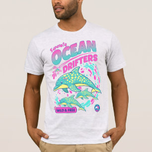 Sarasota FL Dolfijnen Roedel Oceaan Zwervers Wild T-shirt