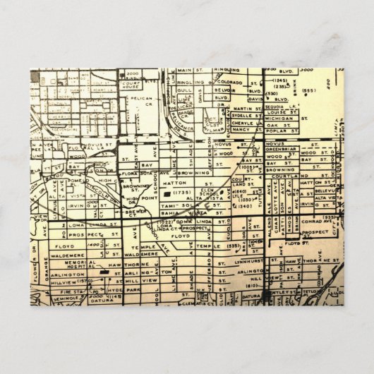 Sarasota, FL  kaart (Voorkant)