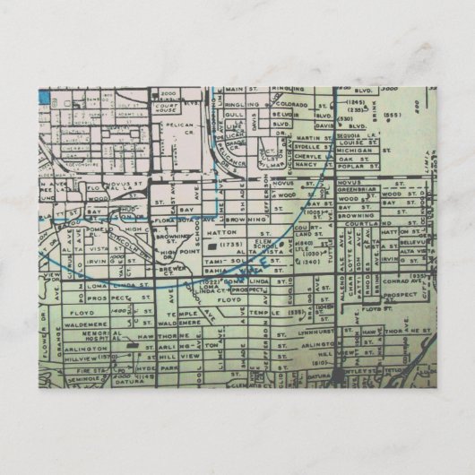 Sarasota, FL  kaart (Voorkant)