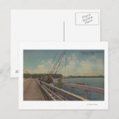 Sarasota, FL - Uitzicht van mensen Gevist Briefkaart (Voorkant / Achterkant)