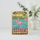 Sarasota Flamingo Kaart (Staand voorkant)