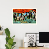 Sarasota Florida 20x30 Retro Print (Thuiskantoor)