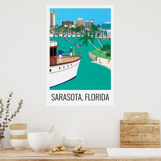 Sarasota Florida 24x36 POSTER (Keuken)