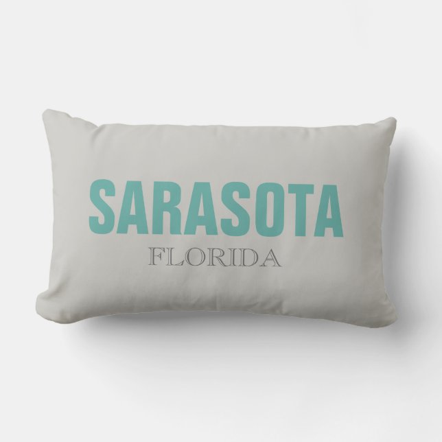 Sarasota Florida Beach Sierkussen Kussen (Voorkant)