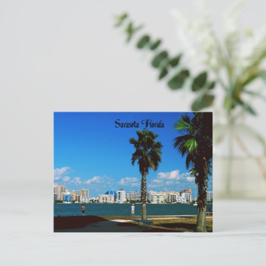 Sarasota Florida Briefkaart (Staand voorkant)