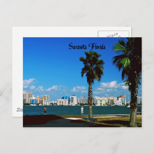 Sarasota Florida Briefkaart (Voorkant / Achterkant)