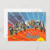 Sarasota Florida Briefkaart (Voorkant / Achterkant)