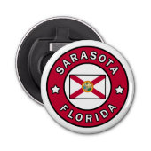Sarasota Florida Button Flesopener (Voorkant)