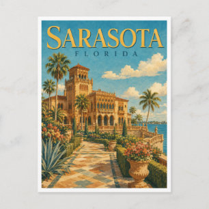 Sarasota Florida GeoSaga Briefkaart