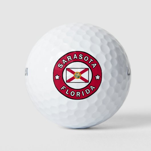 Sarasota Florida Golfballen (Voorkant)