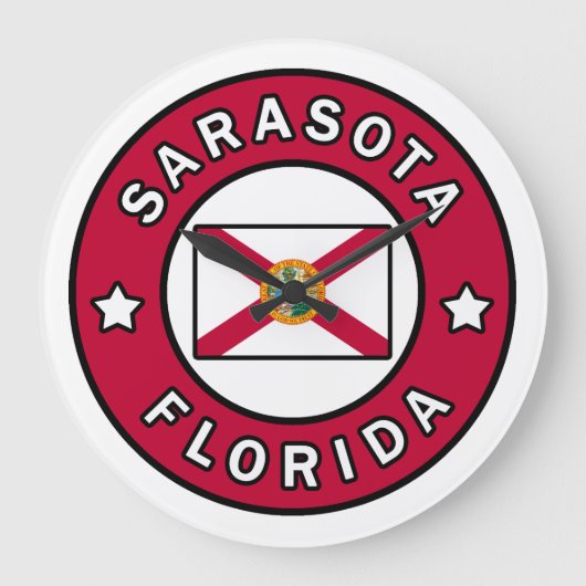 Sarasota Florida Grote Klok (Voorkant)