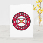 Sarasota Florida Kaart (Gele Bloem)