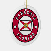 Sarasota Florida Keramisch Ornament (Rechts)