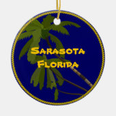 Sarasota, Florida  Keramisch Ornament (Voorkant)