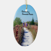 Sarasota Florida Keramisch Ornament (Rechts)