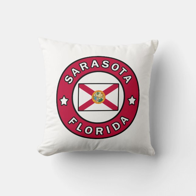 Sarasota Florida Kussen (Voorkant)