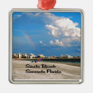 Sarasota Florida Metalen Ornament