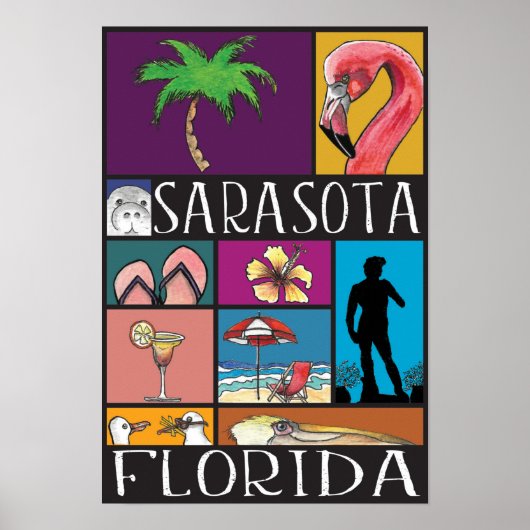 Sarasota Florida Poster (Voorkant)