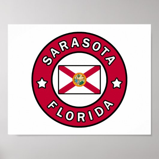 Sarasota Florida Poster (Voorkant)