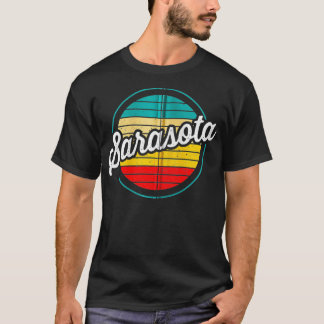 Sarasota Florida Retro Sunset  verhit B T-shirt