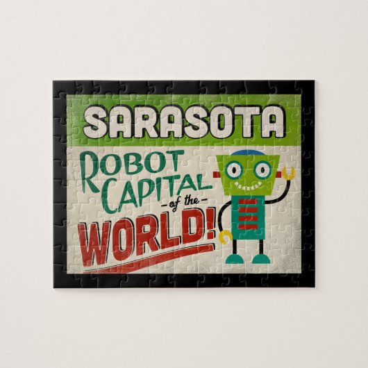 Sarasota Florida Robot - Funny  Legpuzzel (Horizontaal)