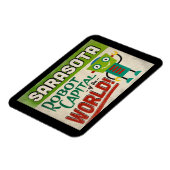 Sarasota Florida Robot - Funny  Magneet (Linkerzijde)