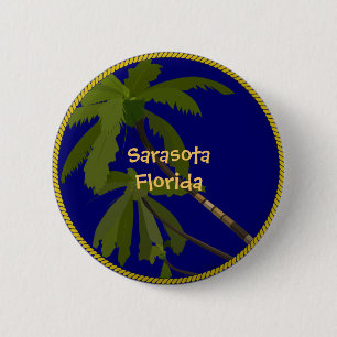 Sarasota, Florida Ronde Button 5,7 Cm