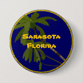 Sarasota, Florida Ronde Button 7,6 Cm (Voorkant)