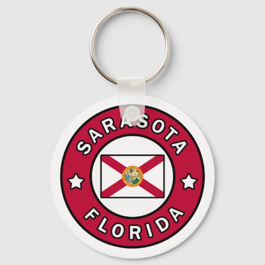 Sarasota Florida Sleutelhanger (Voorkant)