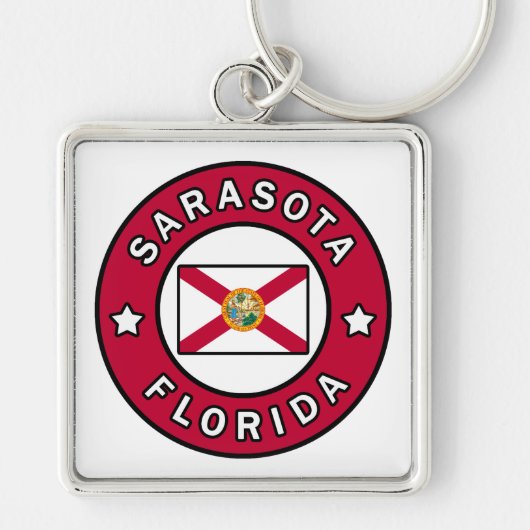 Sarasota Florida Sleutelhanger (Voorkant)