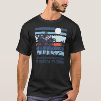 Sarasota Florida Summer Travel 80 s strand S T-shirt