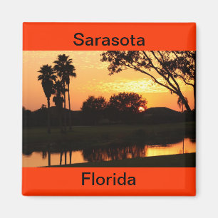 Sarasota, Florida Sunset over Lake Magnet