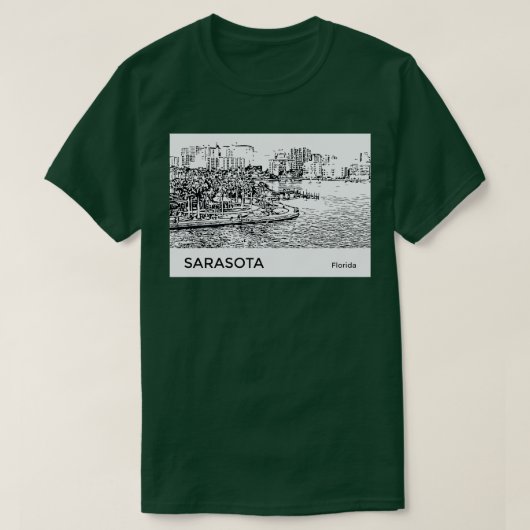 Sarasota Florida T-shirt (Design voorkant)