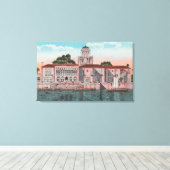 Sarasota, Florida - Uitzicht van John Ringling Canvas Afdruk (Insitu (Houten vloer))