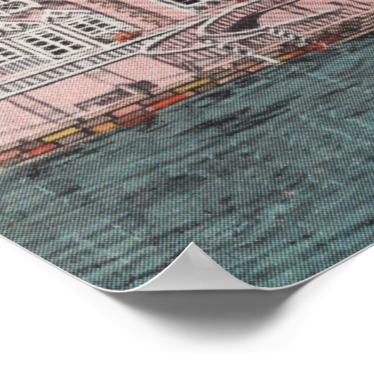 Sarasota, Florida - Uitzicht van John Ringling Poster (Hoek)