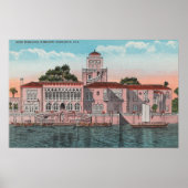 Sarasota, Florida - Uitzicht van John Ringling Poster (Voorkant)
