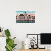 Sarasota, Florida - Uitzicht van John Ringling Poster (Thuiskantoor)