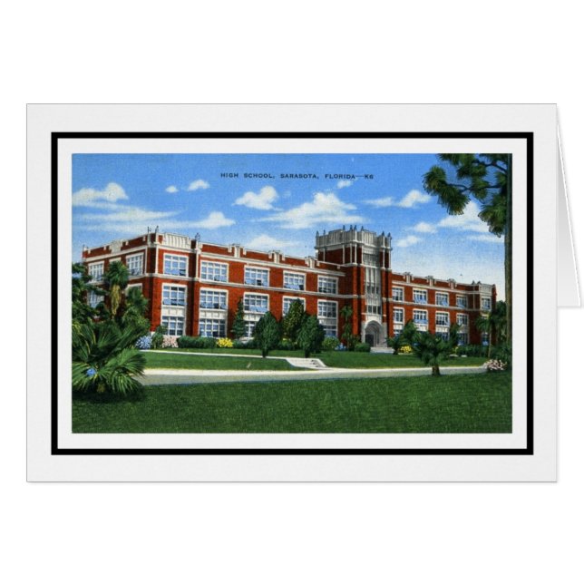 Sarasota High School, Sarasota, Florida (Voorkant Horizontaal)