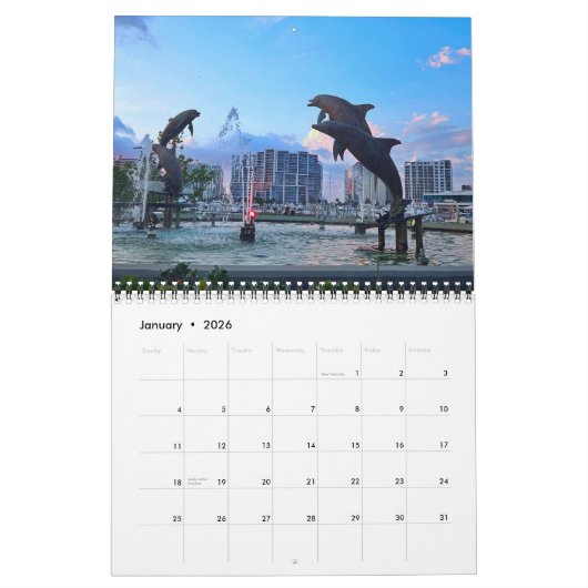 Sarasota Kalender 2025 (Jan 2026)