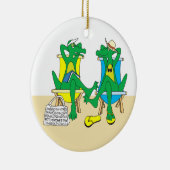 Sarasota-Ornament Keramisch Ornament (Rechts)