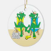 Sarasota-Ornament Keramisch Ornament (Links)