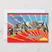 Sarasota Retro Groet Verhuisbericht (Voorkant)